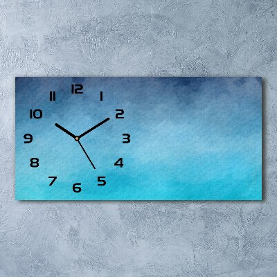 Horizontal wall clock Smoke