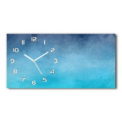 Horizontal wall clock Smoke