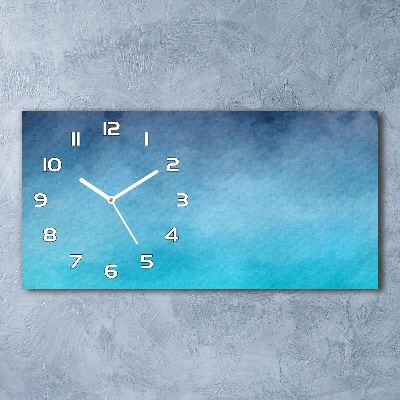 Horizontal wall clock Smoke