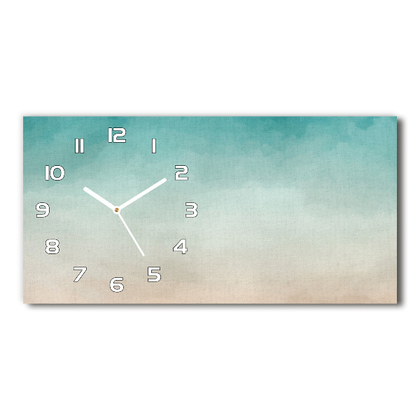 Horizontal rectangular wall clock Abstraction Background