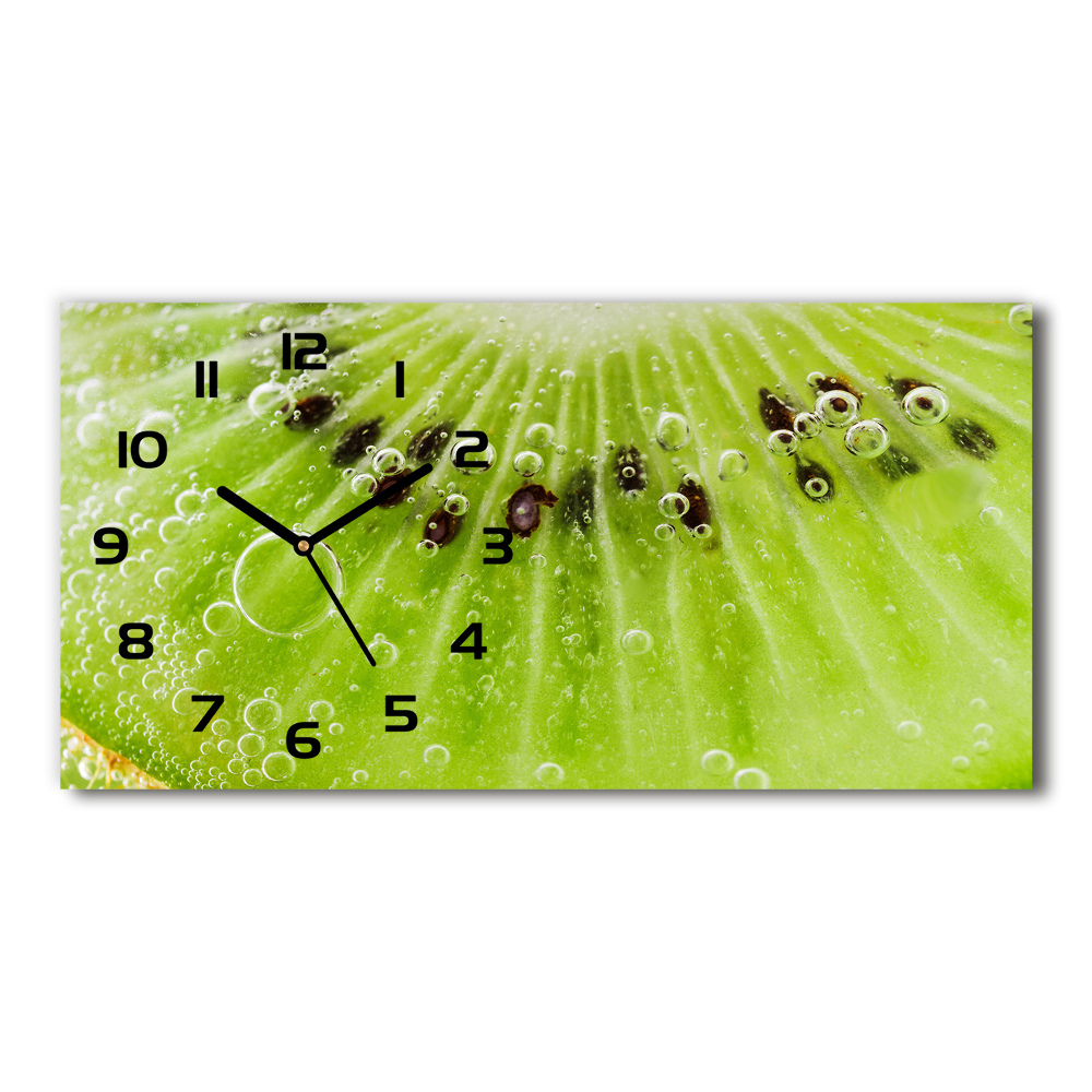 Horizontal wall clock Kiwi