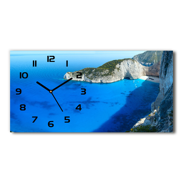 Horizontal wall clock Zakynthos Greece