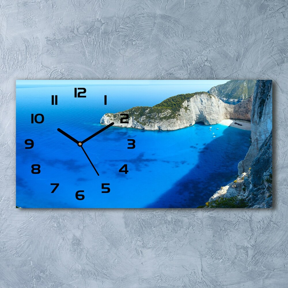 Horizontal wall clock Zakynthos Greece