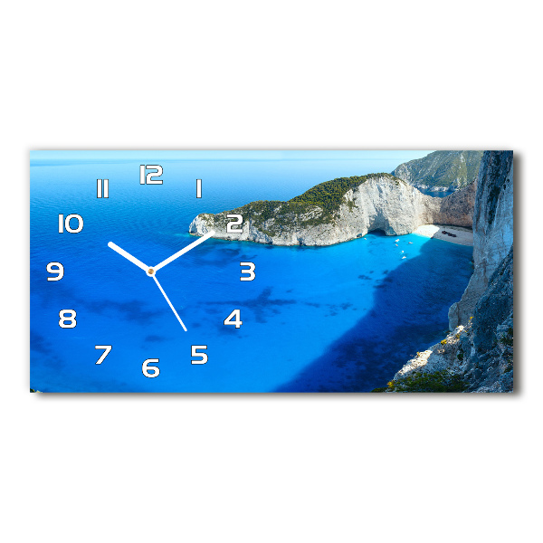 Horizontal wall clock Zakynthos Greece