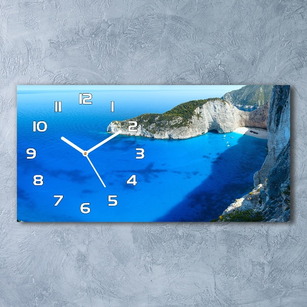 Horizontal wall clock Zakynthos Greece