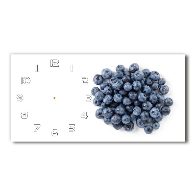 Horizontal rectangular wall clock Berries