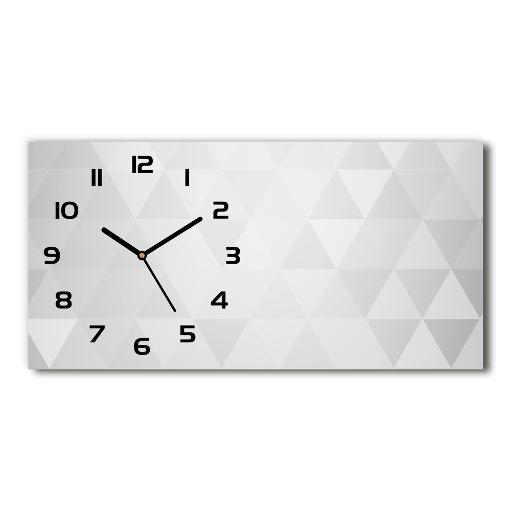 Horizontal rectangular wall clock Abstraction Background