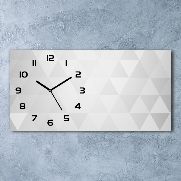 Horizontal rectangular wall clock Abstraction Background