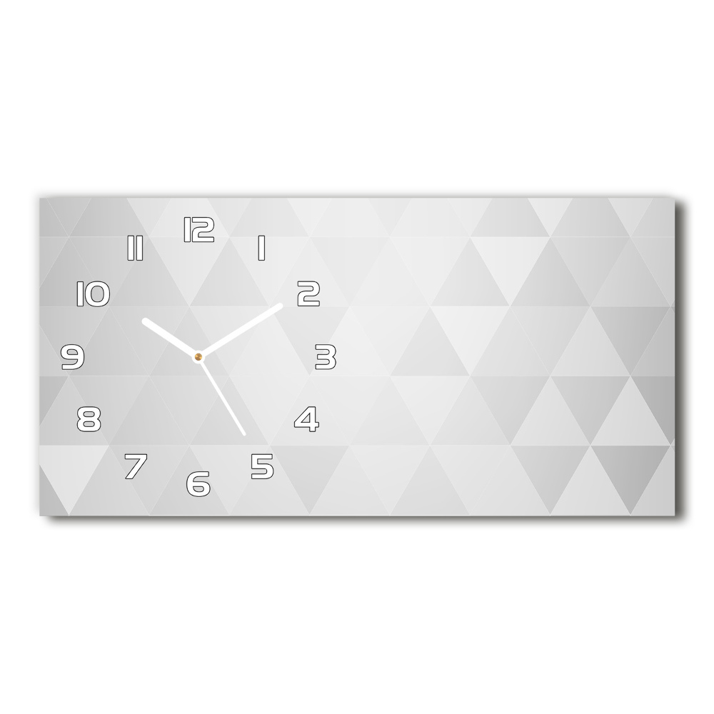 Horizontal rectangular wall clock Abstraction Background