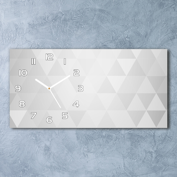 Horizontal rectangular wall clock Abstraction Background