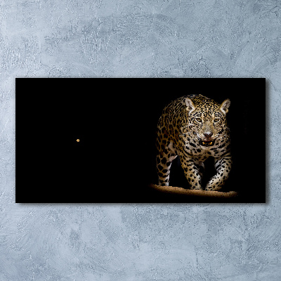 Horizontal rectangular wall clock Jaguar