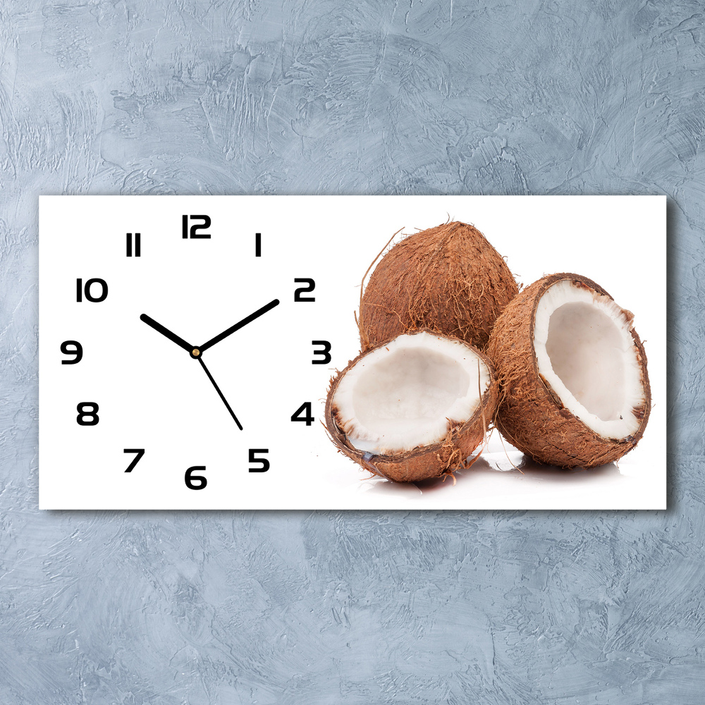 Horizontal wall clock Coconut