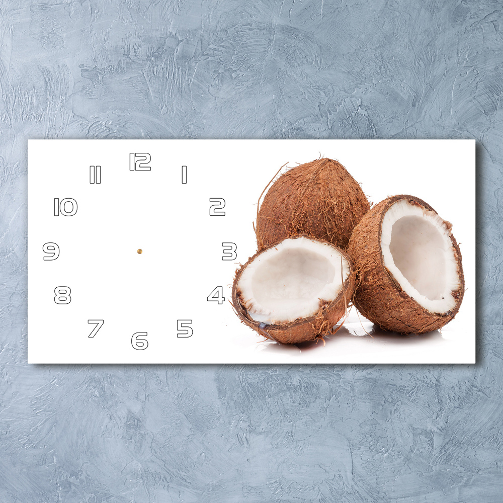 Horizontal wall clock Coconut