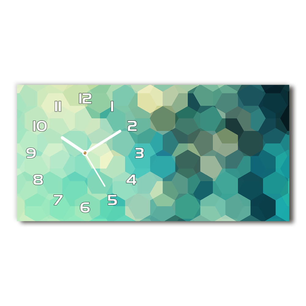 Horizontal wall clock Abstraction Background