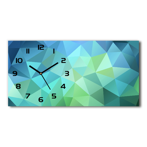 Horizontal wall clock Abstraction Background