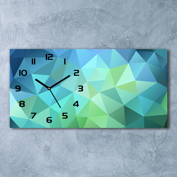 Horizontal wall clock Abstraction Background