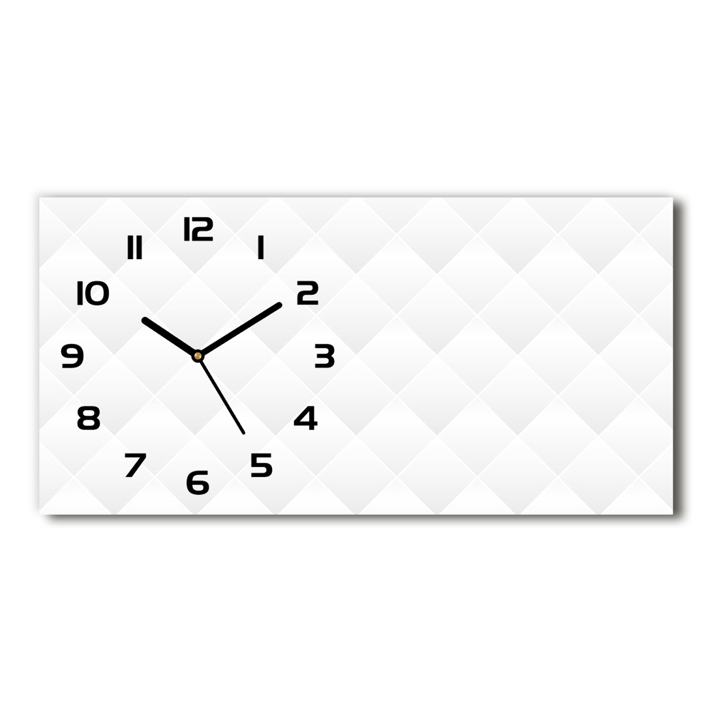 Horizontal rectangular wall clock Abstraction Background