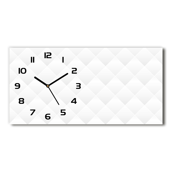 Horizontal rectangular wall clock Abstraction Background