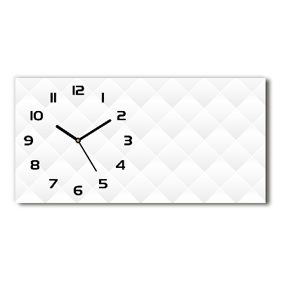 Horizontal rectangular wall clock Abstraction Background