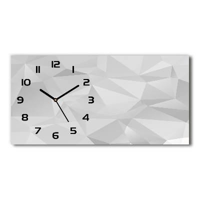 Horizontal wall clock Abstraction of the triangle