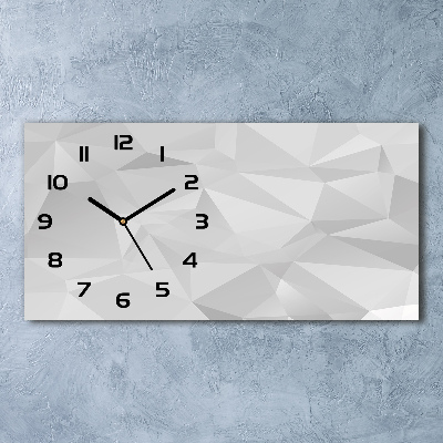 Horizontal wall clock Abstraction of the triangle