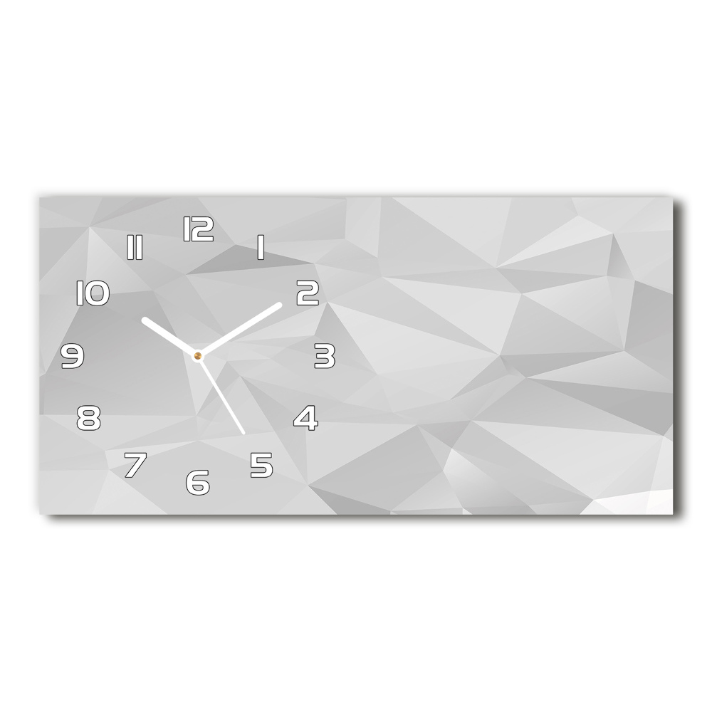 Horizontal wall clock Abstraction of the triangle