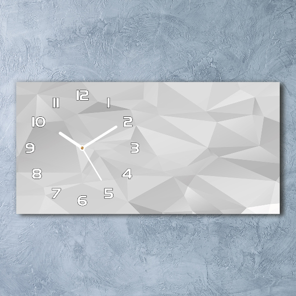 Horizontal wall clock Abstraction of the triangle