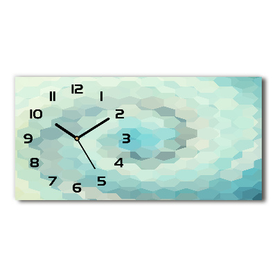 Horizontal wall clock Abstraction Background