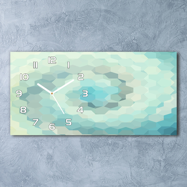 Horizontal wall clock Abstraction Background