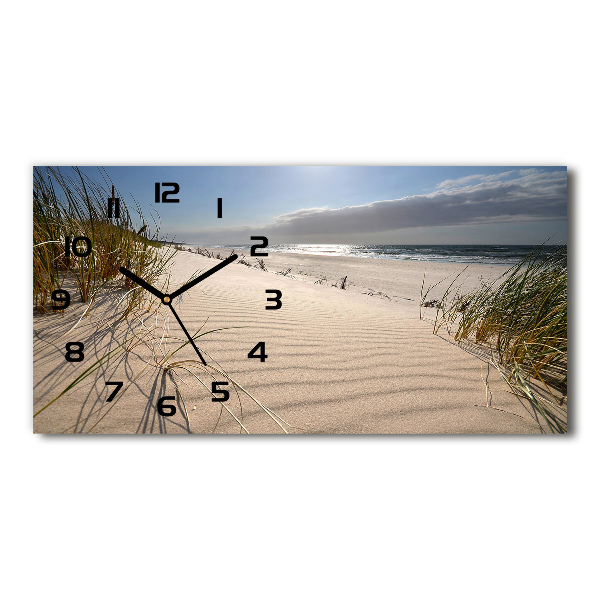 Horizontal wall clock Mrzeżyno beach