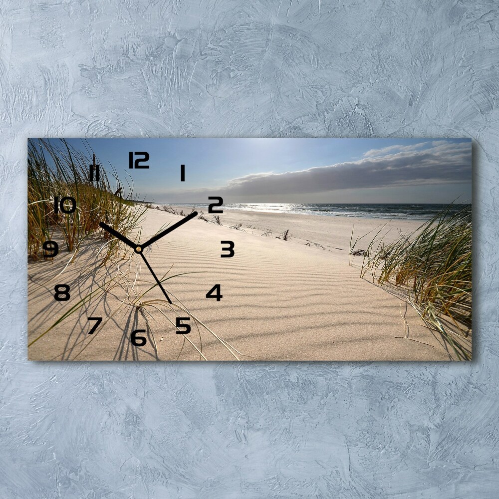 Horizontal wall clock Mrzeżyno beach