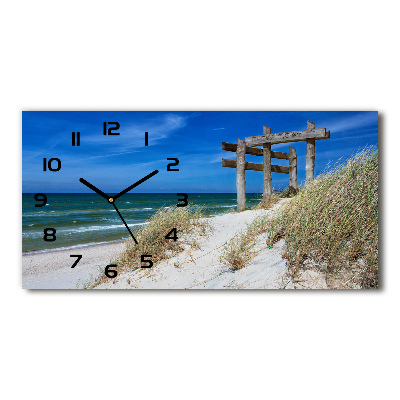 Horizontal wall clock Coastal dunes