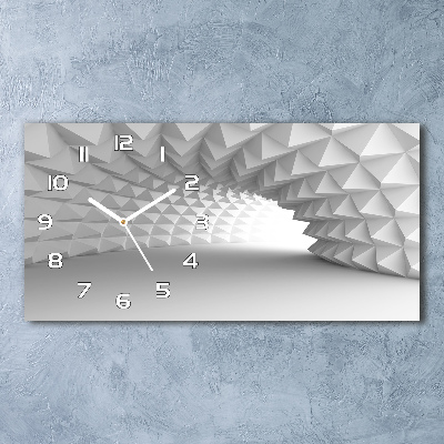 Horizontal wall clock Tunnel abstraction