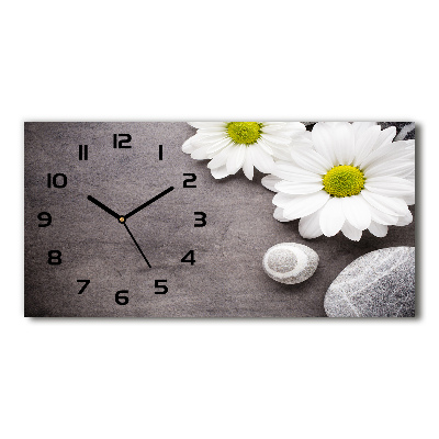 Horizontal rectangular wall clock Gerber