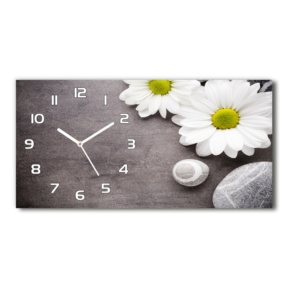 Horizontal rectangular wall clock Gerber