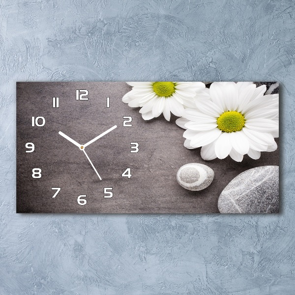 Horizontal rectangular wall clock Gerber