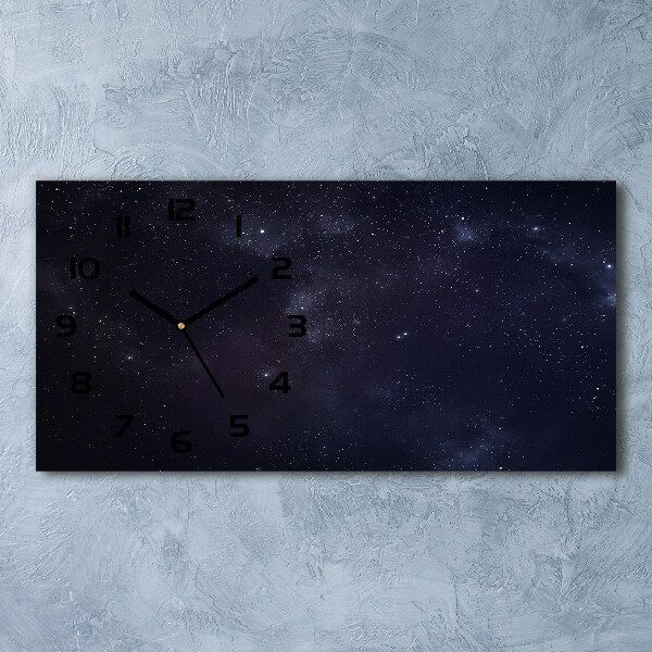 Horizontal rectangular wall clock Constellation