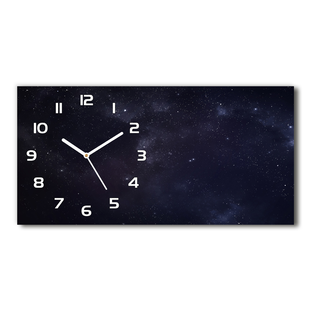 Horizontal rectangular wall clock Constellation