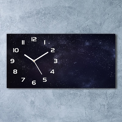 Horizontal rectangular wall clock Constellation