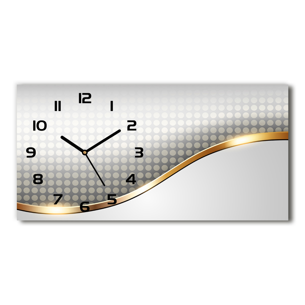 Horizontal wall clock Abstraction Background