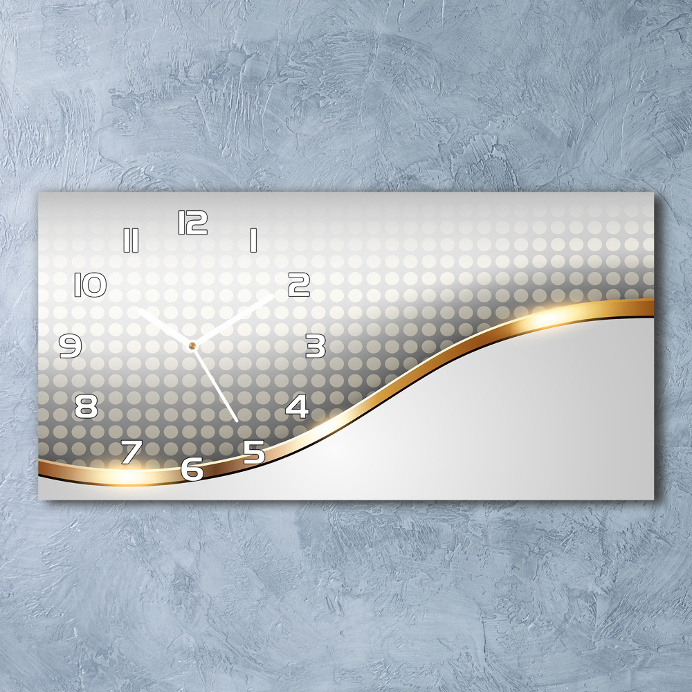 Horizontal wall clock Abstraction Background