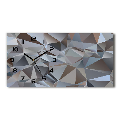 Horizontal wall clock Abstraction of the triangle