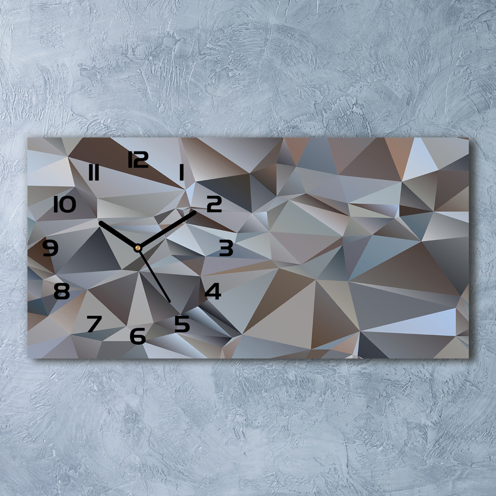 Horizontal wall clock Abstraction of the triangle