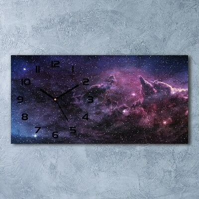 Horizontal wall clock Nebula