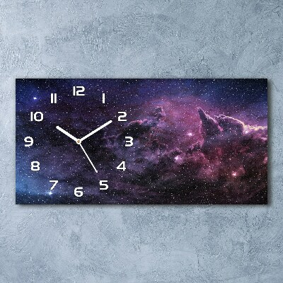 Horizontal wall clock Nebula