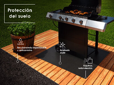 Metal grill mat Quarter 39x39 in (100x100 cm)