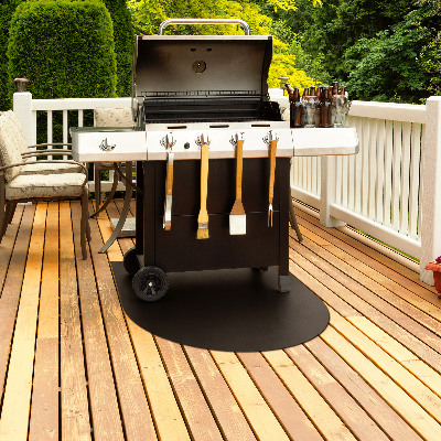 Grill deck pad half-oval 31x27 in (80x70 cm)