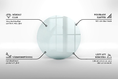 Glass hearth for wood stove round transparent