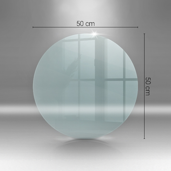 Glass hearth for wood stove round transparent