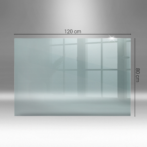 Glass hearth rectangular transparent